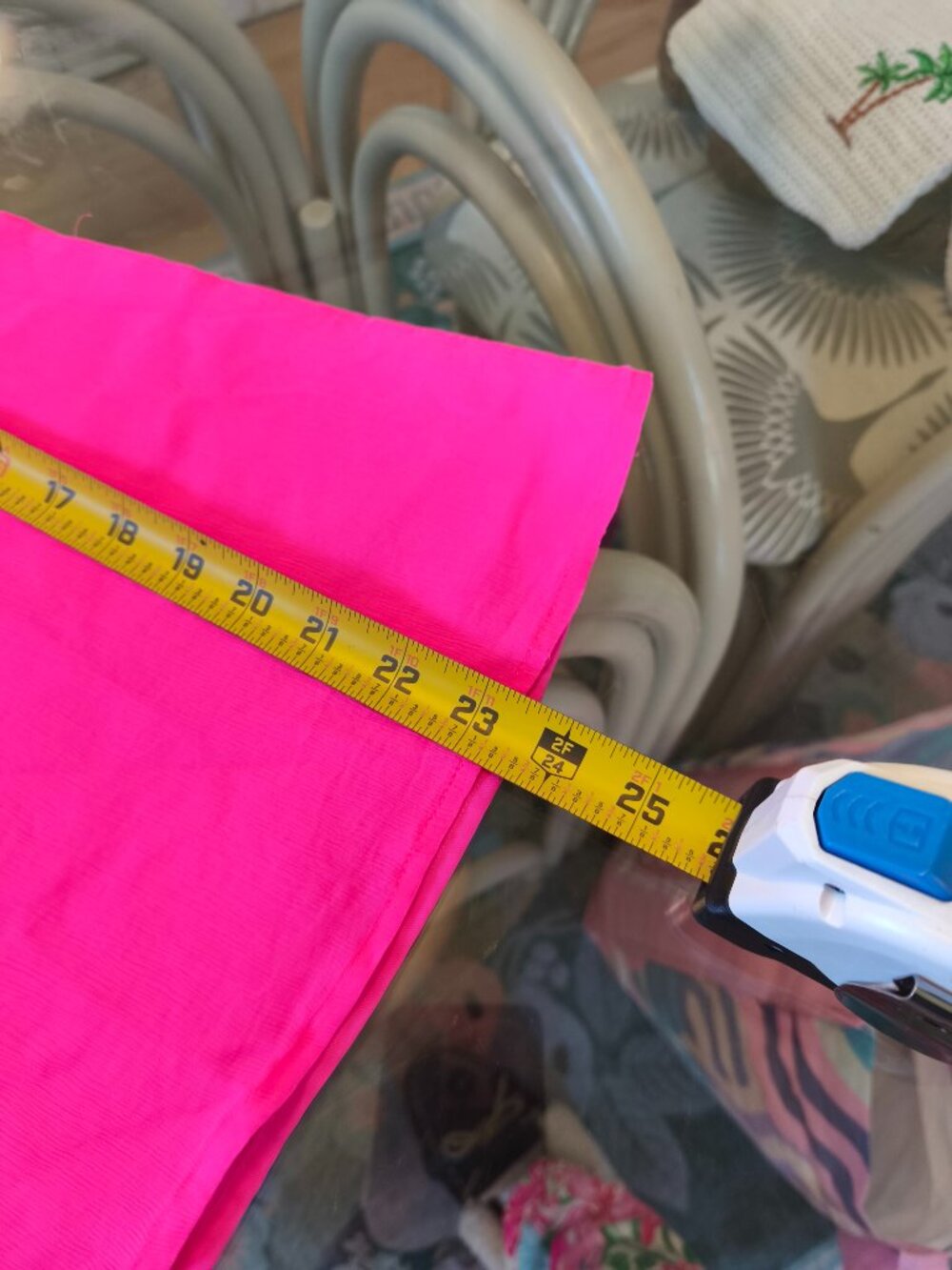 J Crew 100% Silk Chiffon Ruffle Trim Sleeveless Blouse sz 4 Neon Pink Lux Chic - Picture 7 of 8